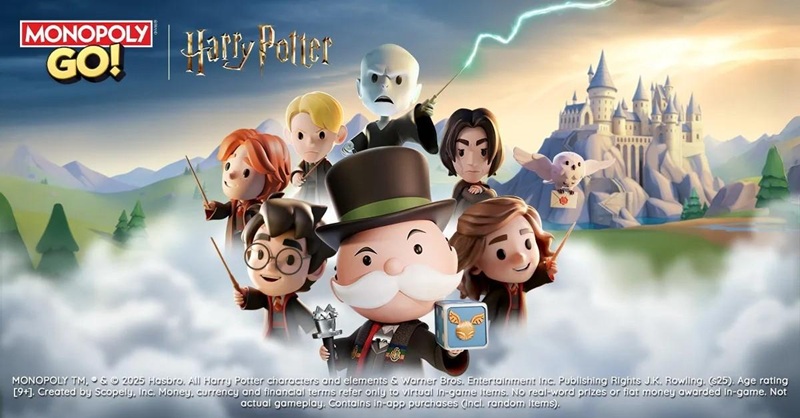 همکاری جدید «MONOPOLY GO!» و دنیای هری پاتر!