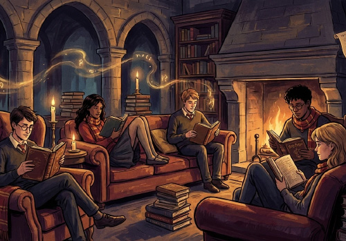 ماراتن همگانی مطالعه کتاب‌های هری پاتر